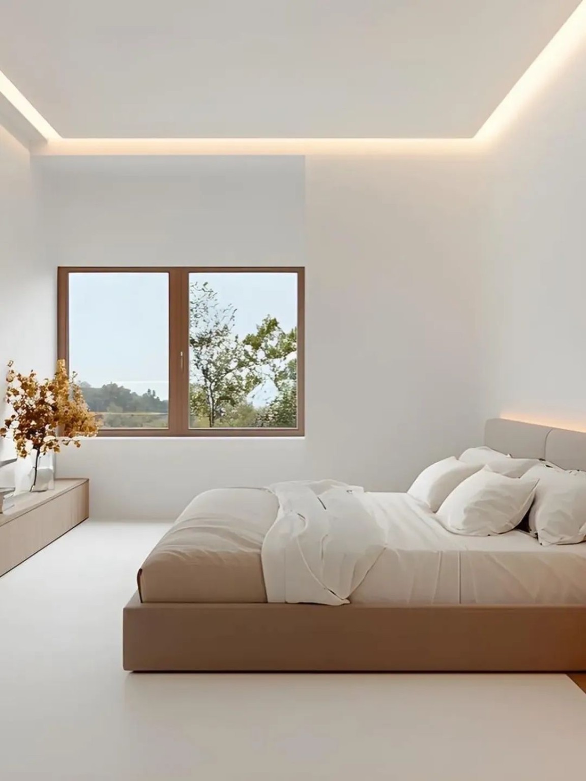 Modern bedroom interior