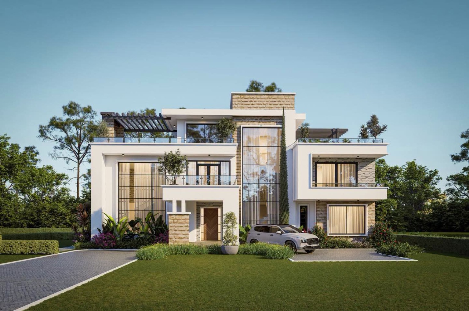 Contemporary DFM residential house concept
